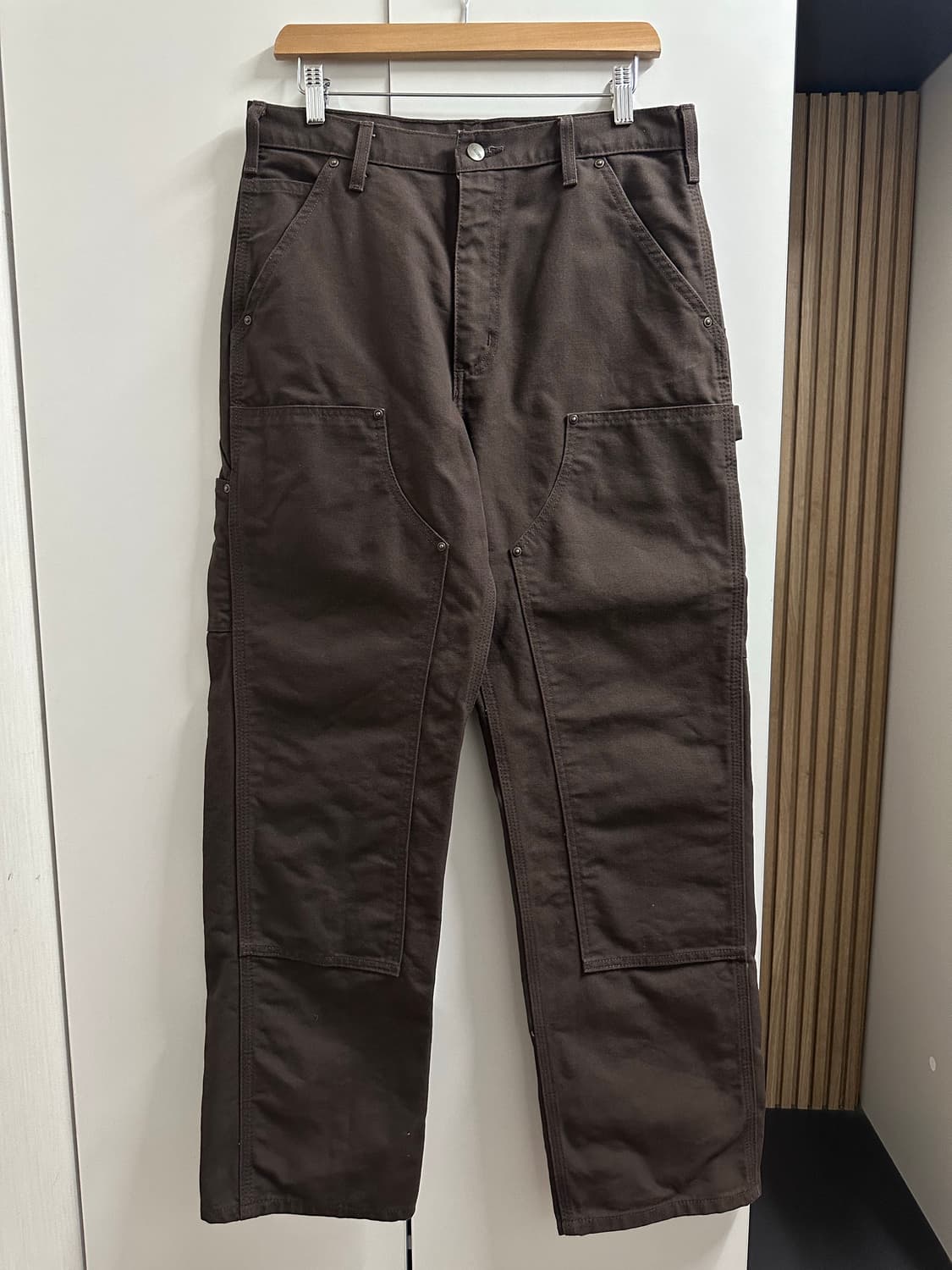 칼하트 더블니 B136 DKB 워크팬츠 31x32 상품이미지1