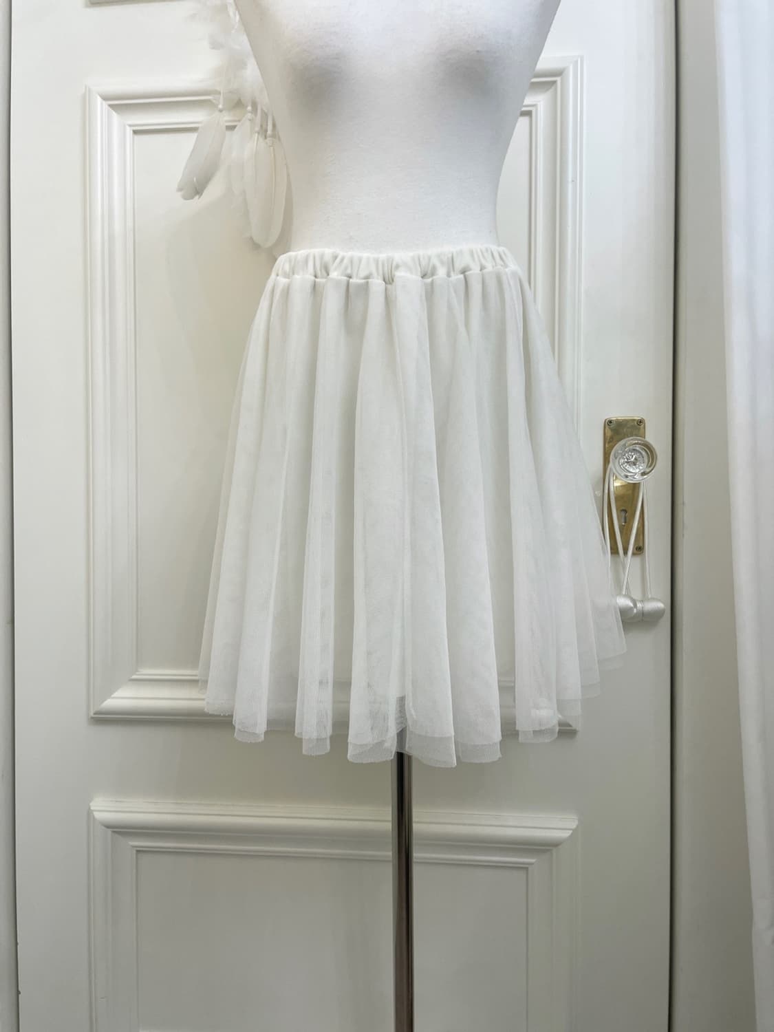 ivory banding lovely tule banding short 상품이미지5