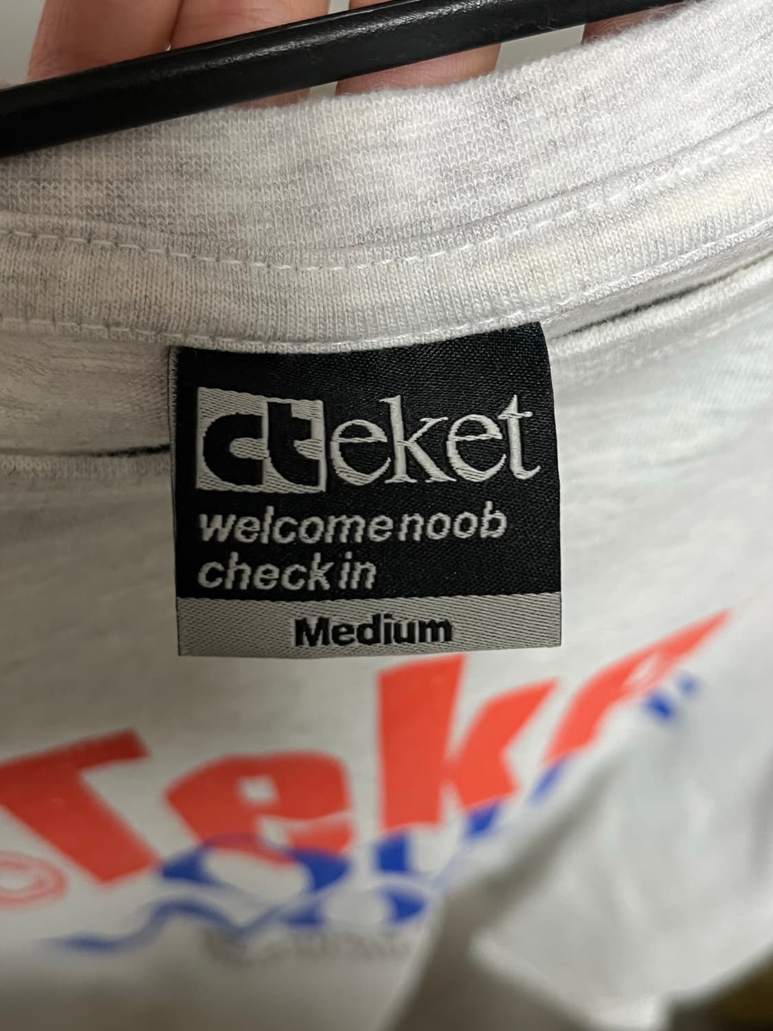 테켓 teket our words tee 멜란지 그레이 M 상품이미지4