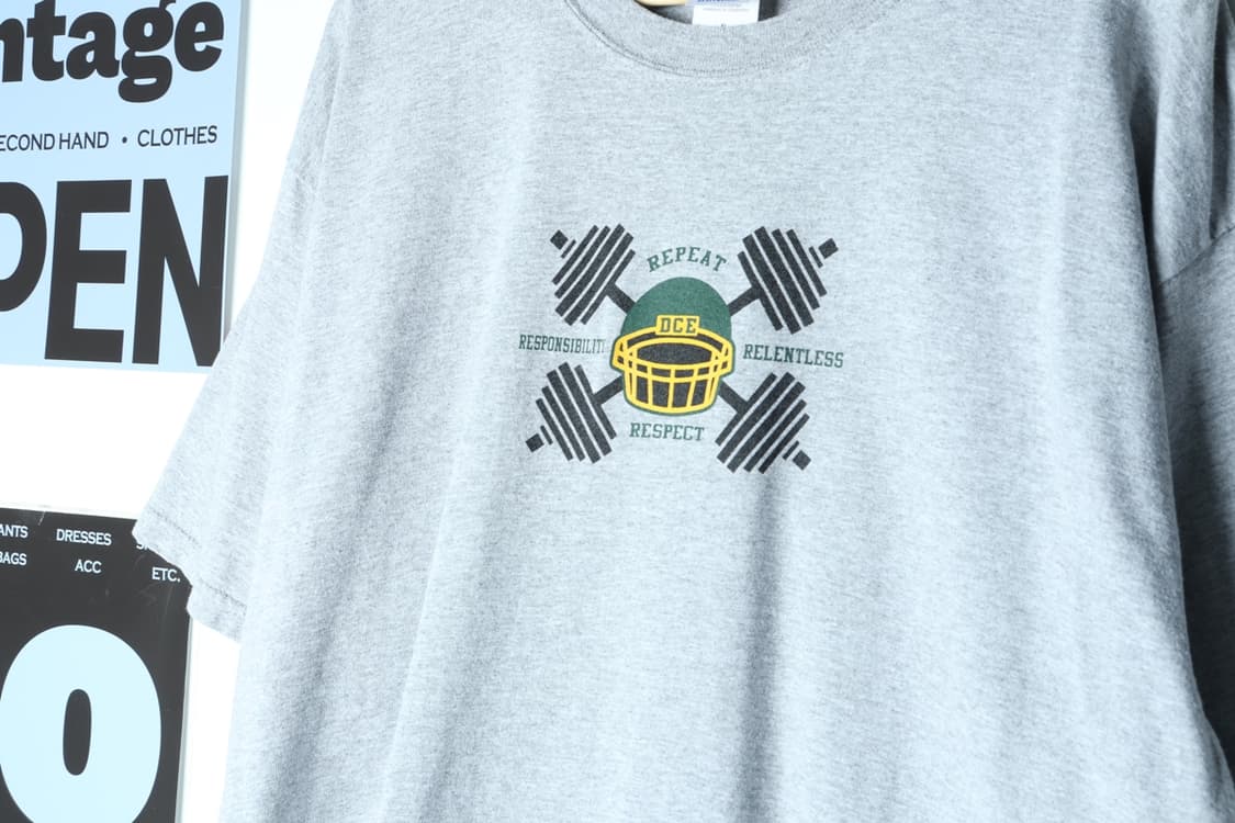 (XL-4XL) 길단 반팔 티셔츠 00s 년대 USA 그레이-H30050 상품이미지5