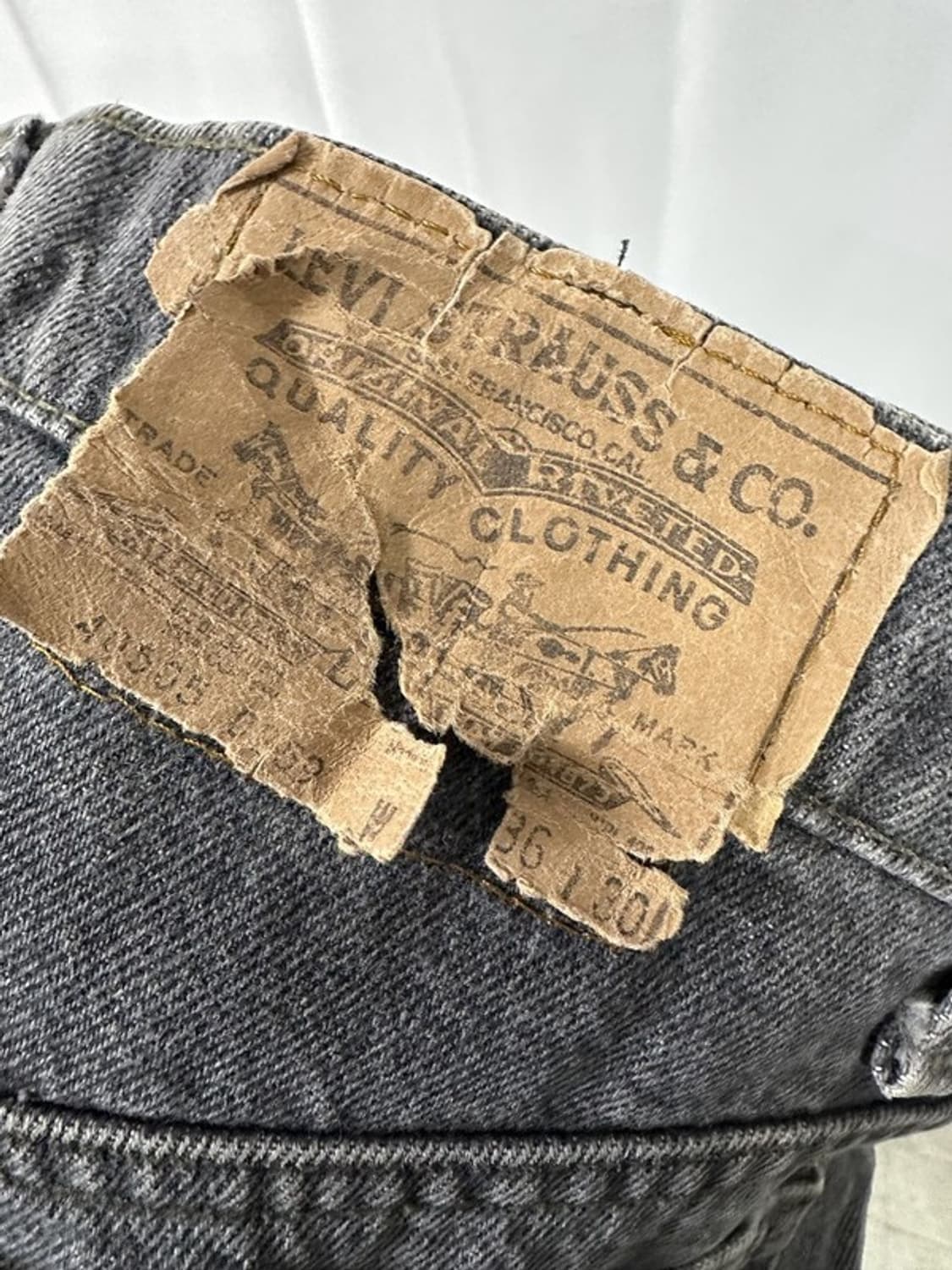 [W36L30] LEVI'S 리바이스505 80s USA 오렌지탭 빈티지 상품이미지5