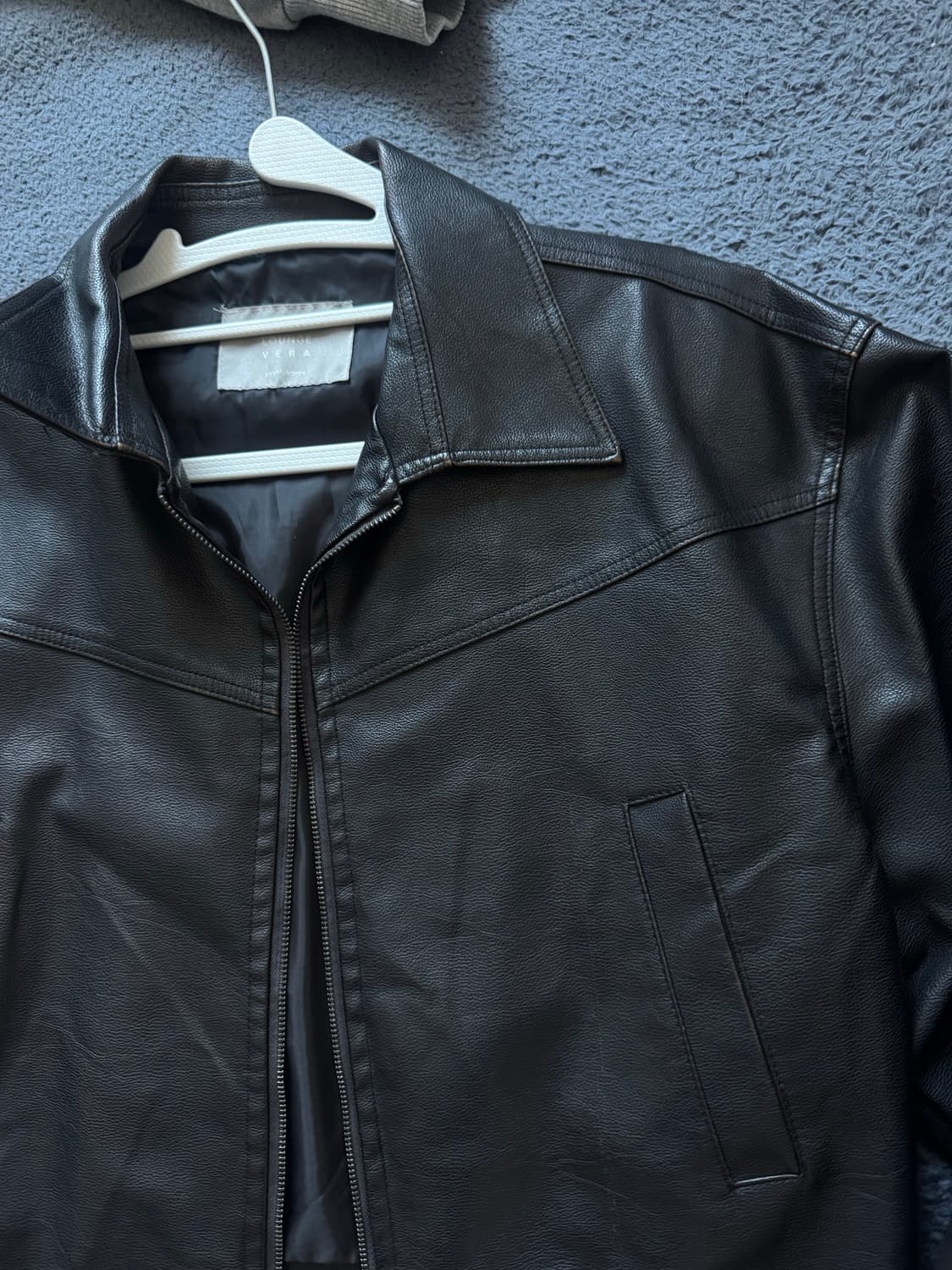 키이라 숏 가죽자켓 상품이미지3