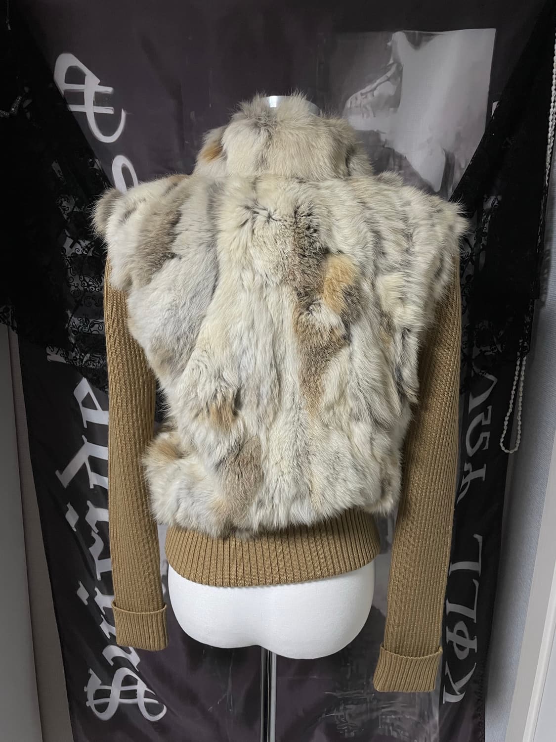 래빗퍼 니트집업 빈티지오네갸루모리걸스즈코니혼진베메클핀터달천깔스나계대 상품이미지4