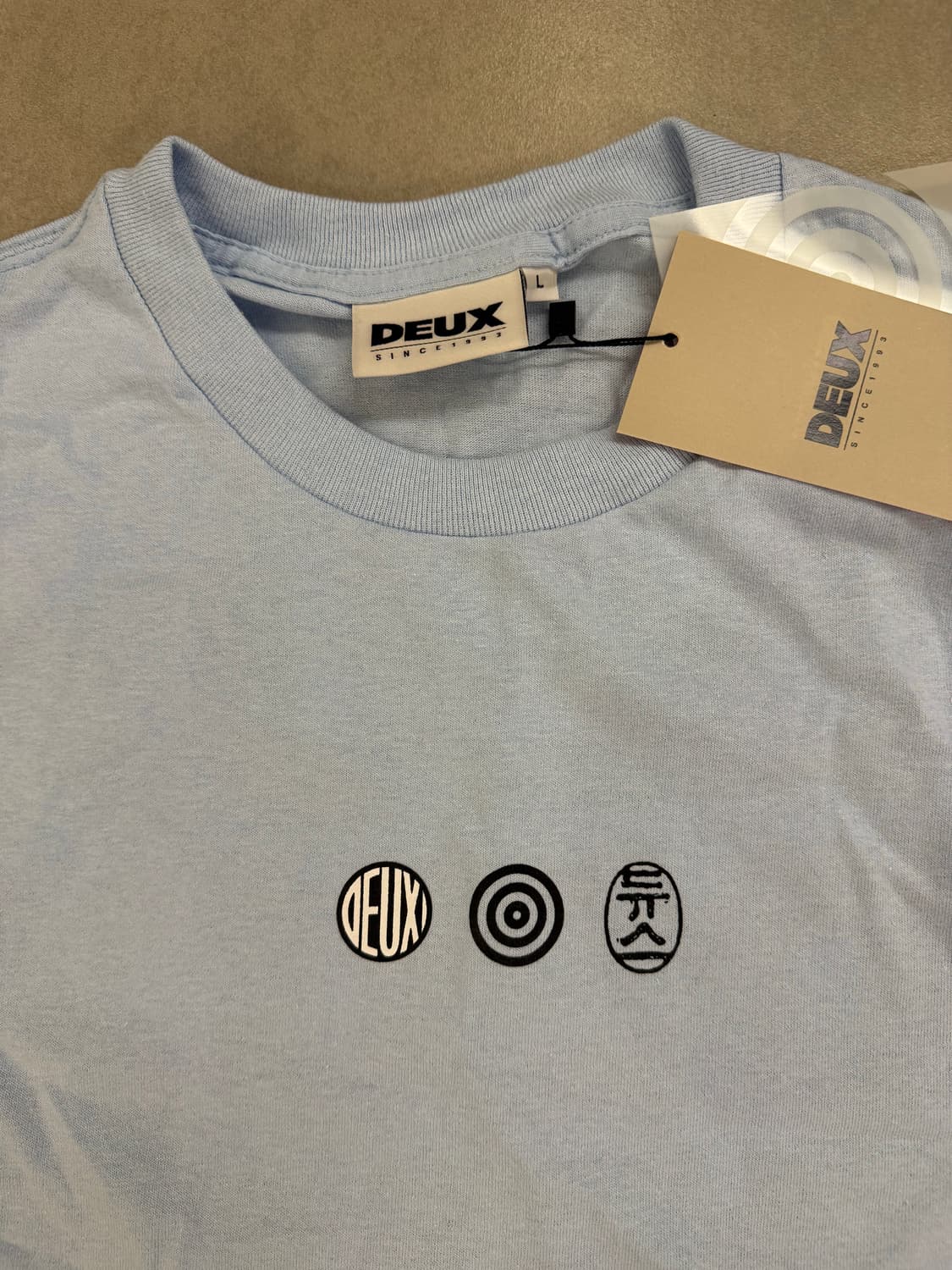 듀스 트리플로고 티셔츠 새상품 L 상품이미지2