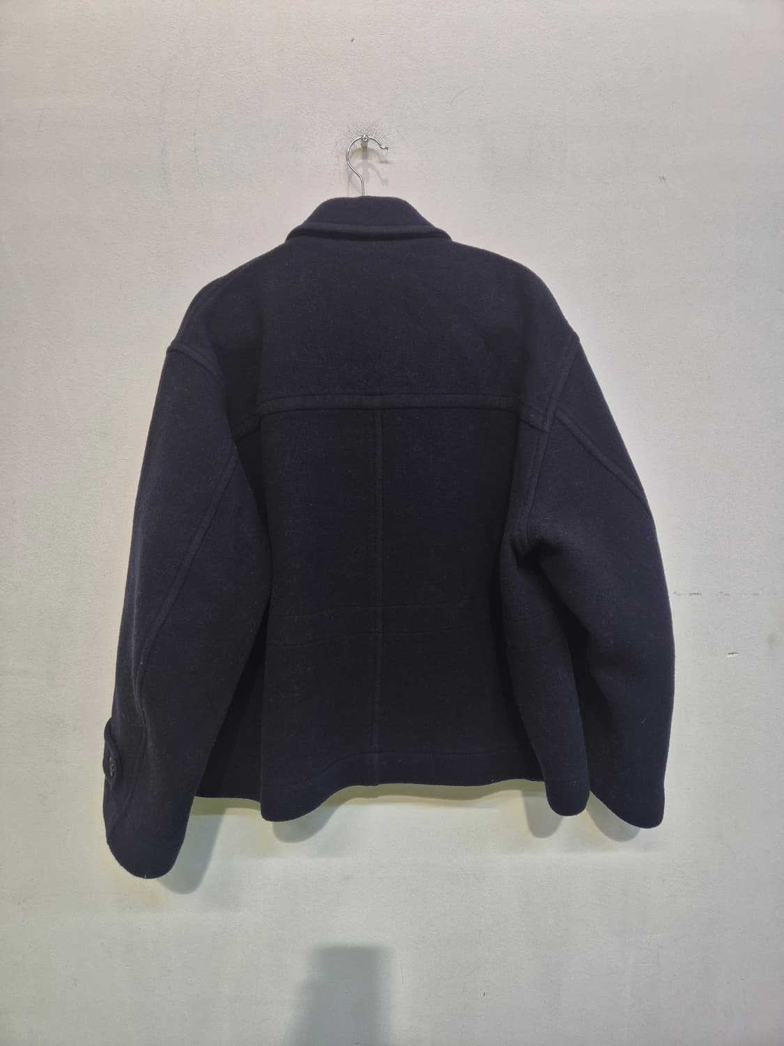 정품)엄버포스트파스트 숏 울 더플 코트 네이비3사이즈 상품이미지2