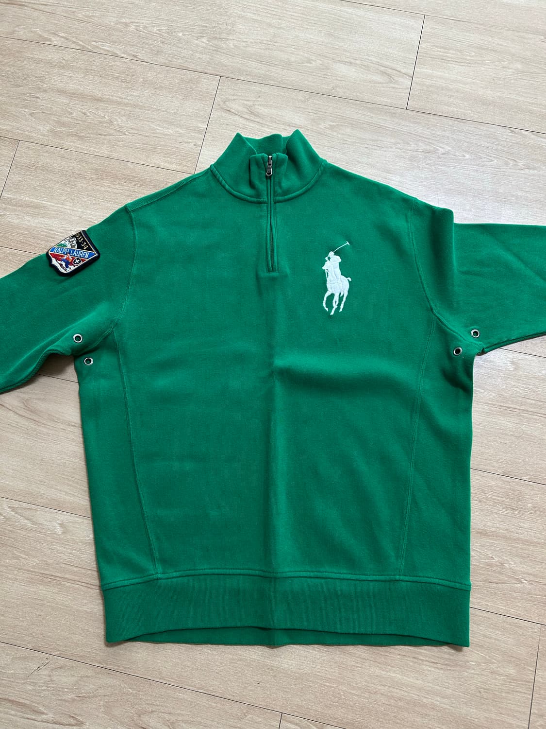 폴로 빅포니 반집업니트 상품이미지1