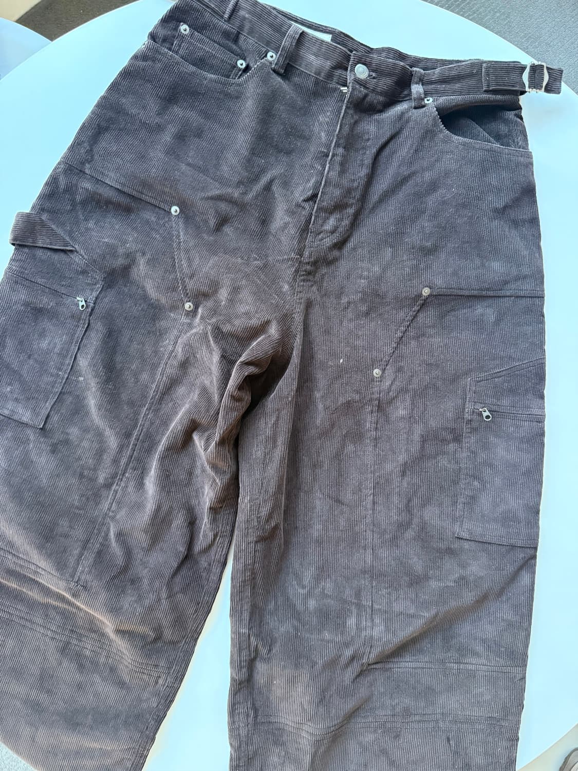 [2]알렌느 카펜터 카고 코듀로이 팬츠 브라운 상품이미지6