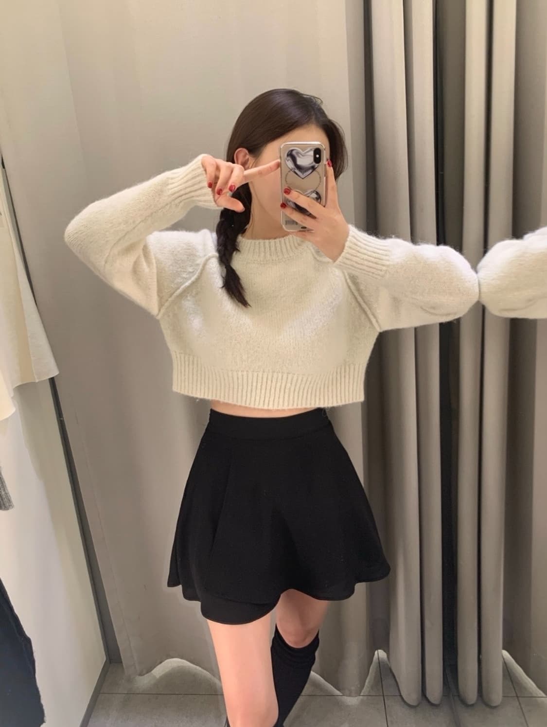 Zara 자라 크롭 코지 스웨터 상품이미지4