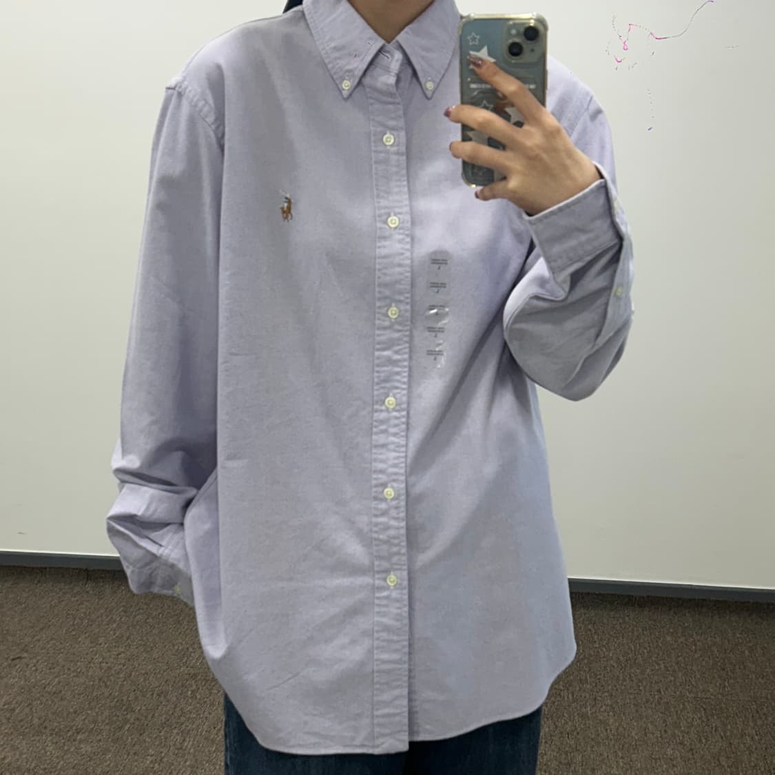 Polo 폴로 데드스탁 멀티포니 연보라 셔츠 상품이미지1