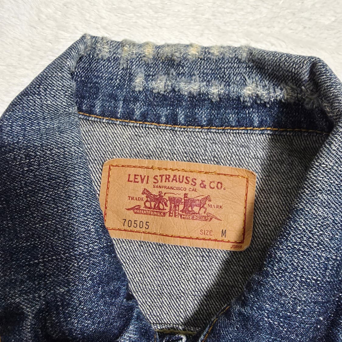 (M)리바이스 70505 일본 빈티지 데님 자켓 상품이미지4