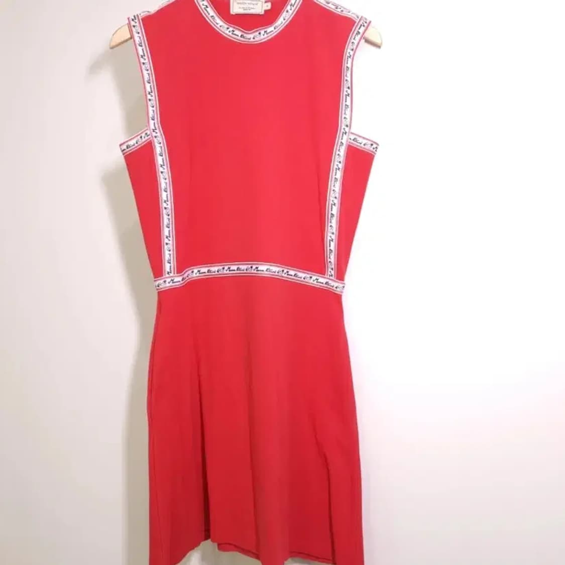 메종키츠네 레드 원피스 M 상품이미지6