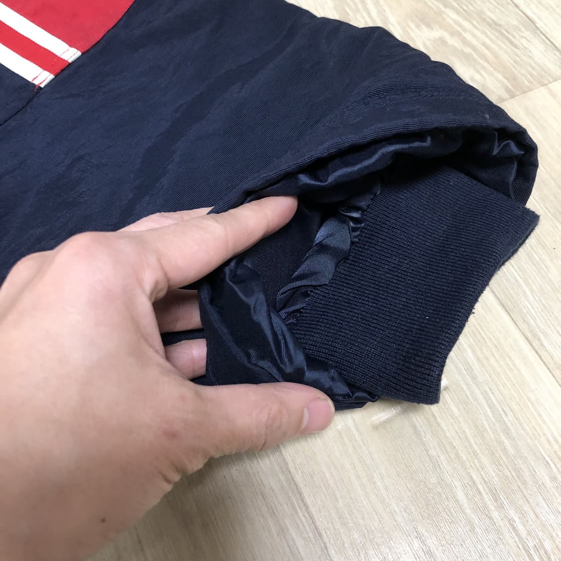 (100) 90's 나이키 NIKE 올드스쿨 빅 스우시 웜업 하이넥 자켓 상품이미지5