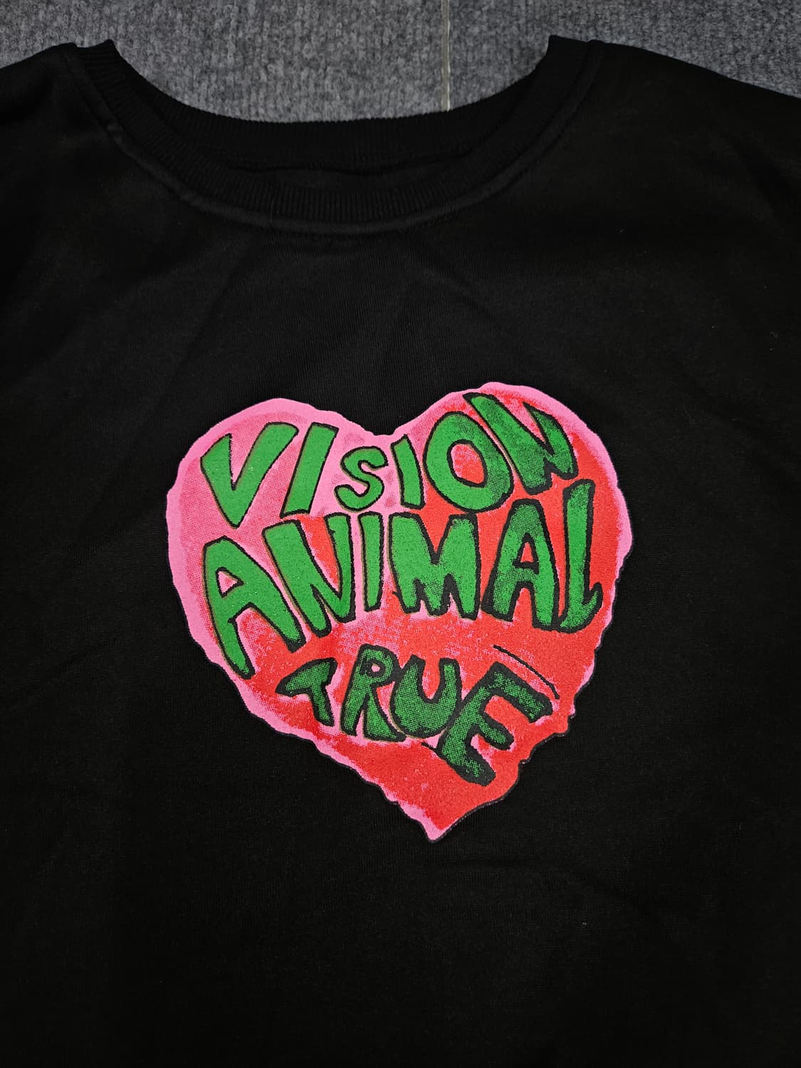 비전 애니멀 트루 기모 맨투맨 급처 상품이미지2