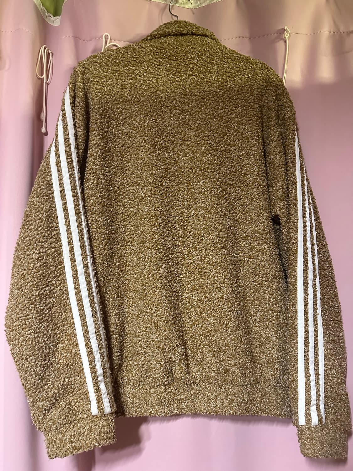 아디다스 부클 파이어버드 트랙탑 뽀글이 플리스 후리스 져지 불꽃 집업 상품이미지3