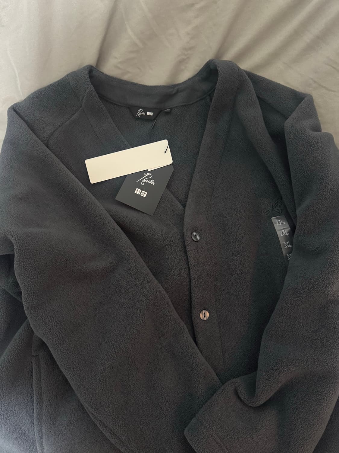 유니클로 니들스 차콜 가디건 xl 새상품 상품이미지1