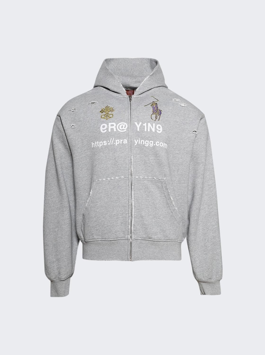 Praying SYMBOLIC DESTROYED 후드집업 상품이미지1