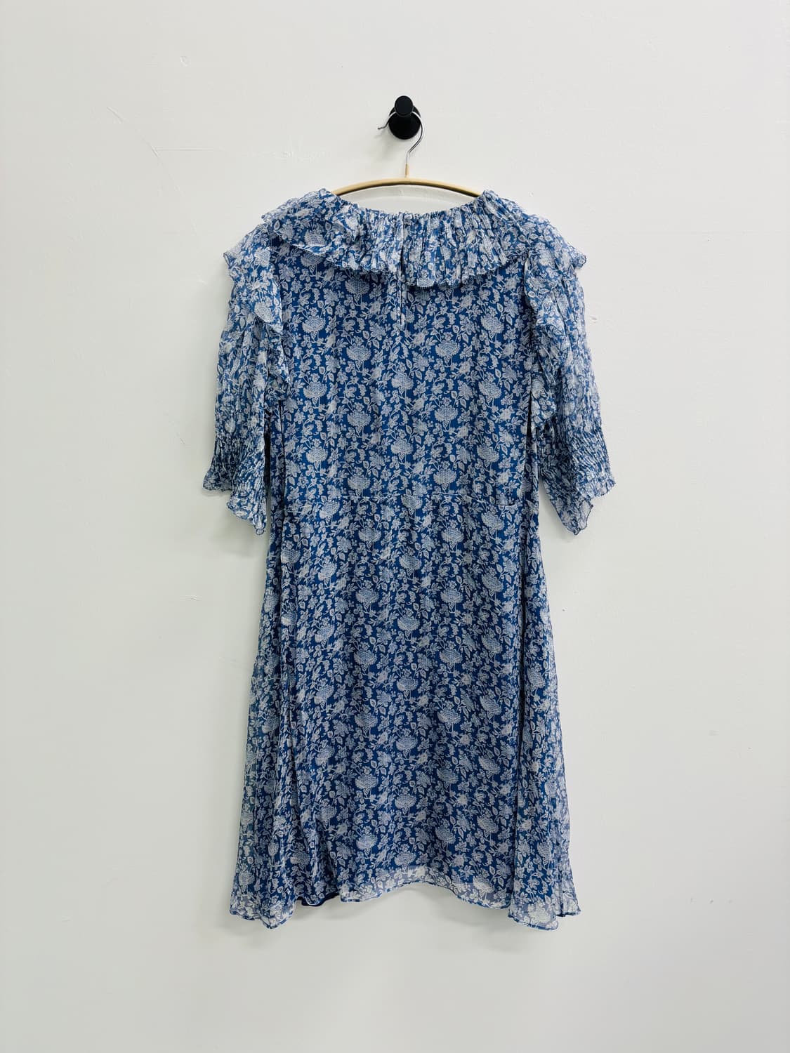 DOEN(도엔) 하이엔드 실크100% 플로럴 프릴 원피스 상품이미지2