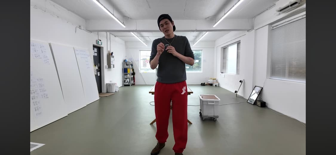 컬렉트피시스 스타일 레터링 스웻팬츠 상품이미지3