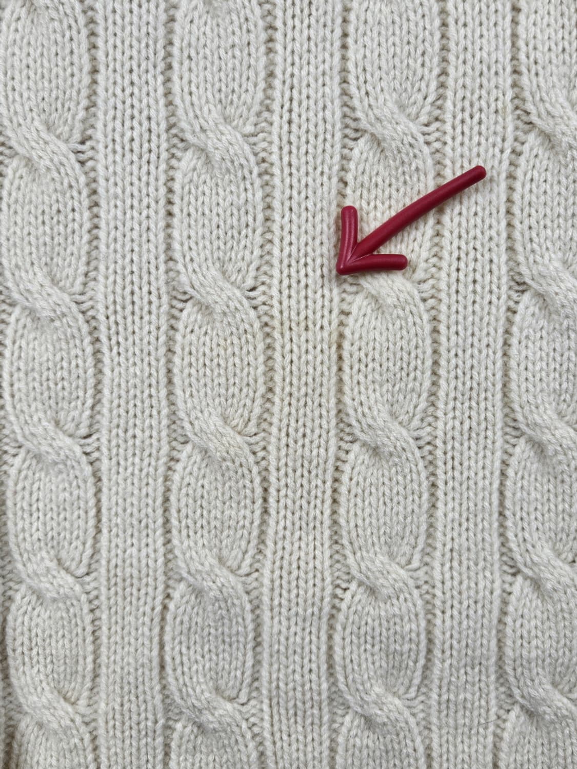 90's 폴로랄프로렌 크리켓 케이블 스웨터 니트 ( 90 )/ 10221 상품이미지5