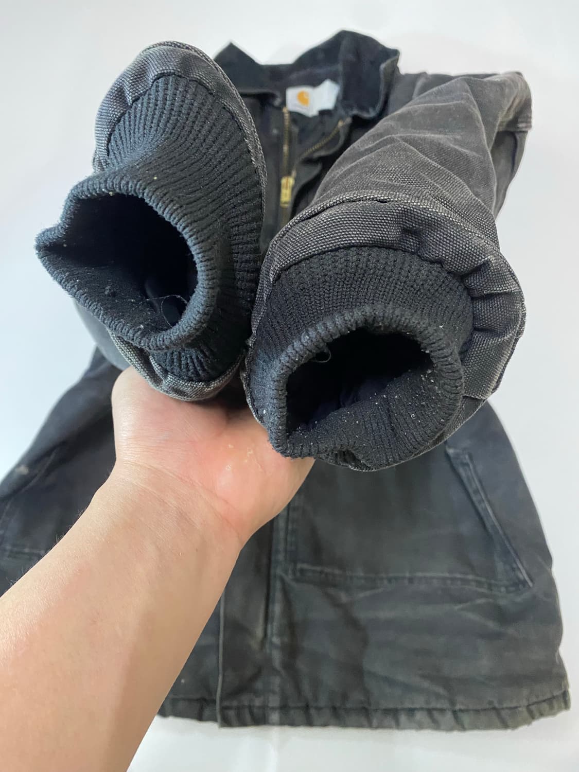 칼하트 빈티지 워크 자켓 블랙 상품이미지4