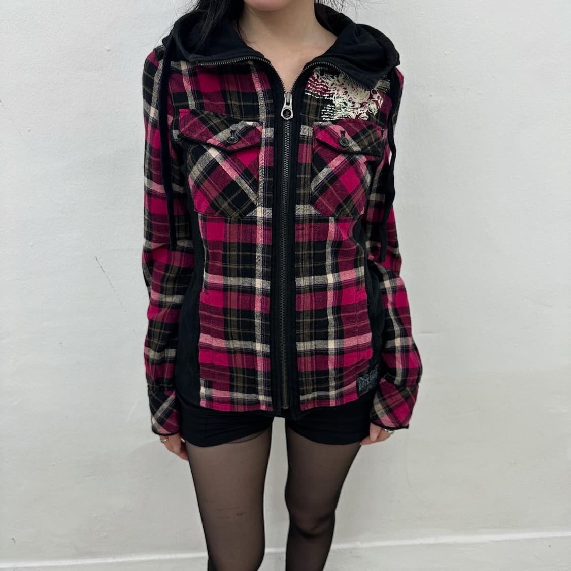 Buckaroo punk tartan hood jacket 상품이미지2