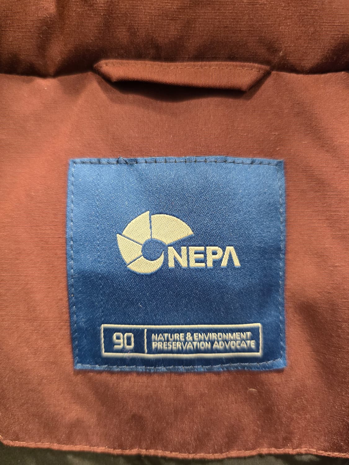 네파 여성 구스다운 패딩 90 (S) 버건디 상품이미지8