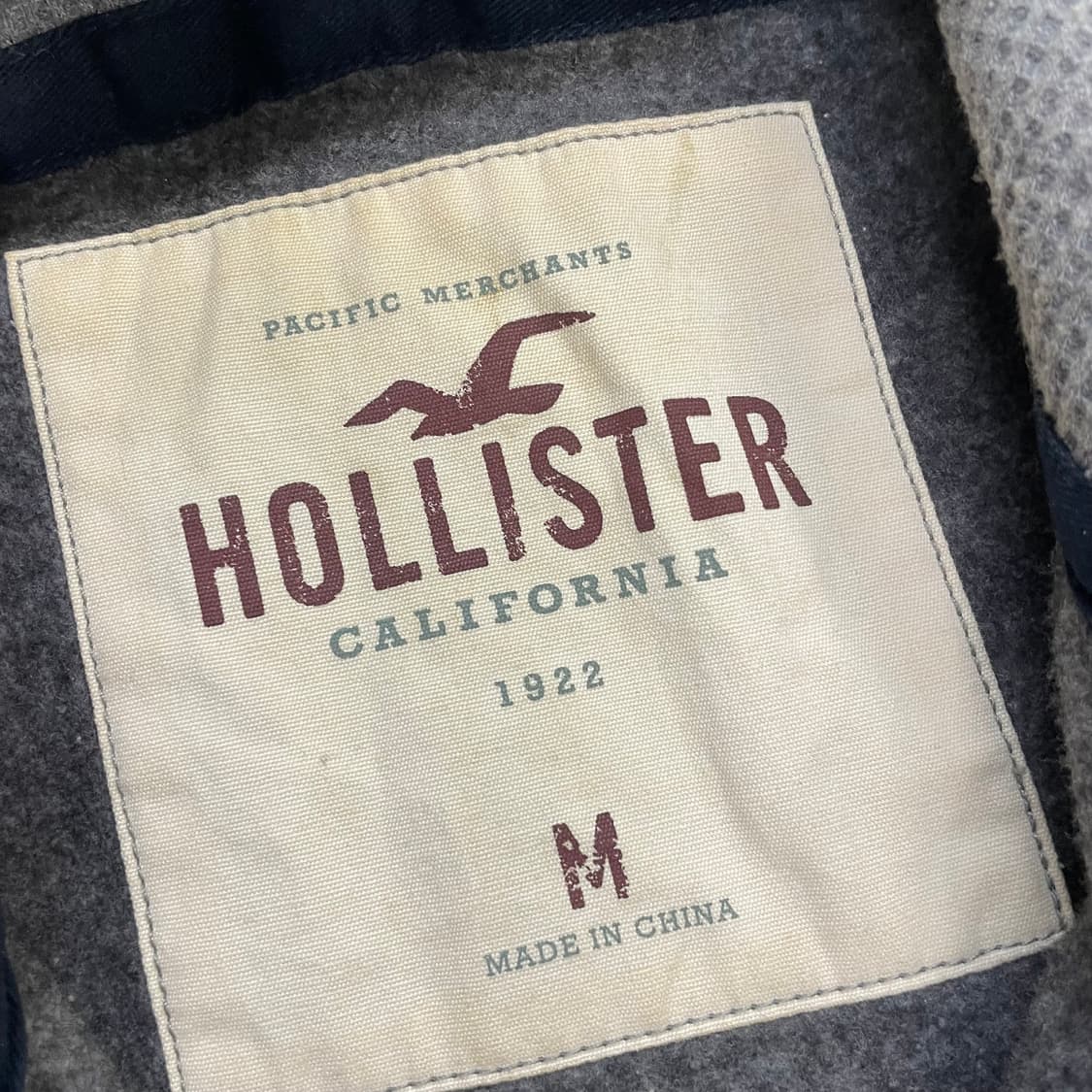 홀리스터 아치 로고 후드집업 네이비 상품이미지4