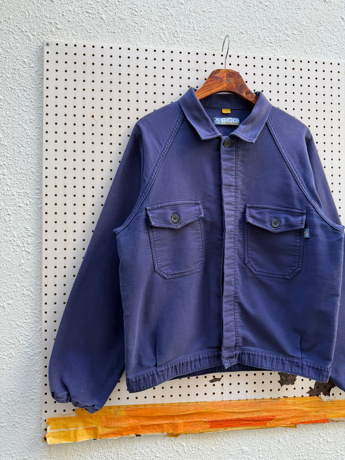 90s SIGGI FADED PURPLE MOLESKIN 몰스킨 워크자켓 상품이미지3