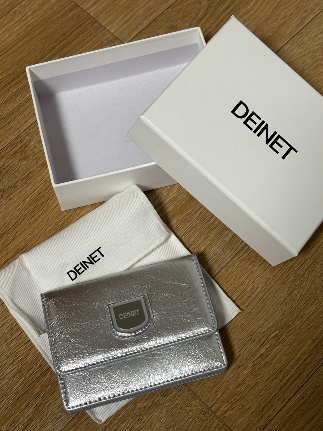 다이닛 시그니처 월렛 실버 새상품(박스O) 상품이미지5