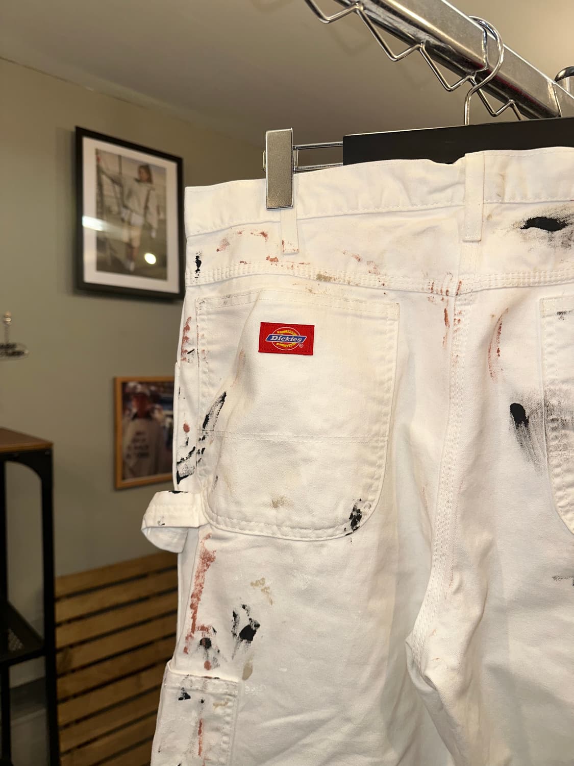 00’s Dickies carpenter painted work pant 상품이미지9