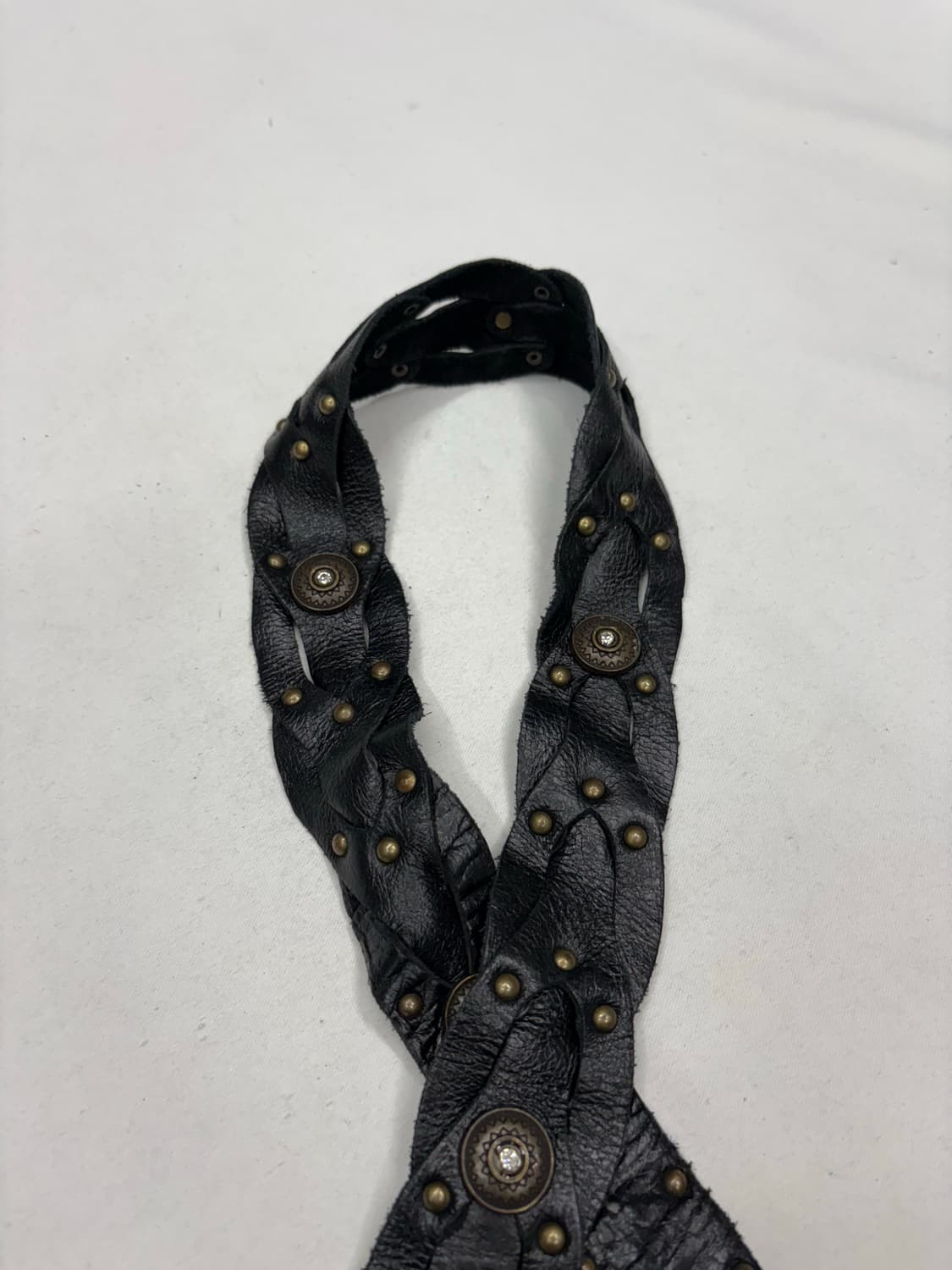 빈티지 웨스턴 웨이브 버클 벨트 상품이미지2