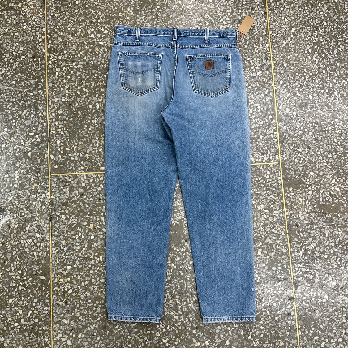 칼하트 블루 진 데님 팬츠 B17-DST 38 상품이미지2