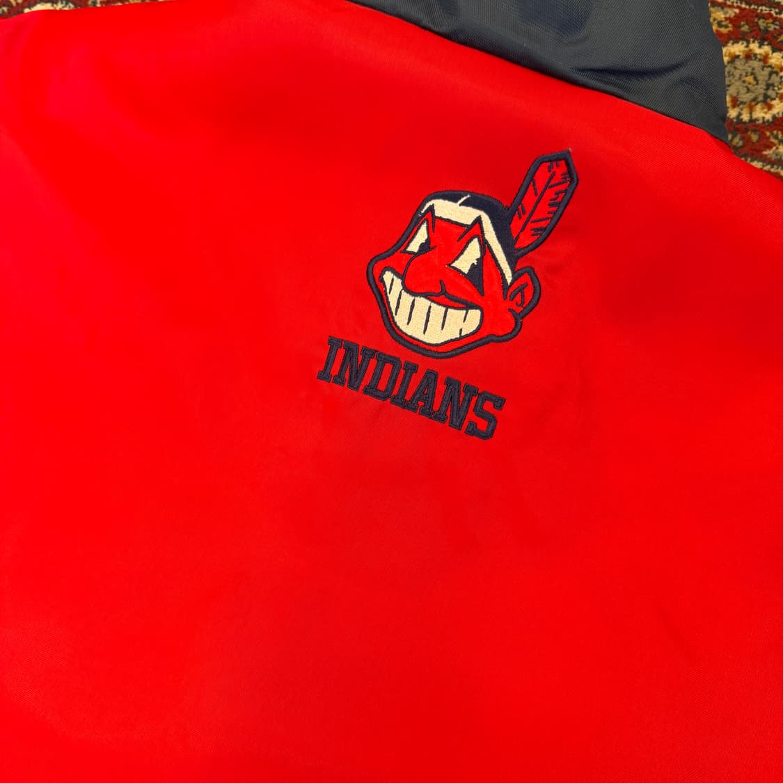 90s Pro Player 클리브랜드 인디언스 더그아웃 자켓 [110] 상품이미지8