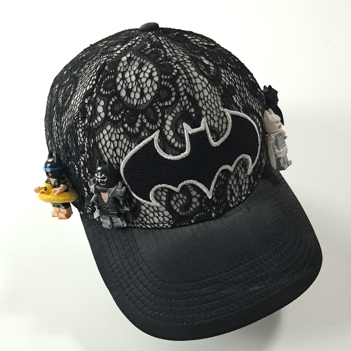 배트맨 2017 DC 블랙 레이스 자수 & 레고 피규어 볼캡 P2118 상품이미지2