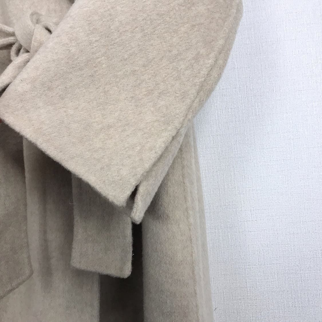 쥬크 ZOOC 캐시미어 블랜드 와이드카라 벨티드 롱 코트 여성66 상품이미지6