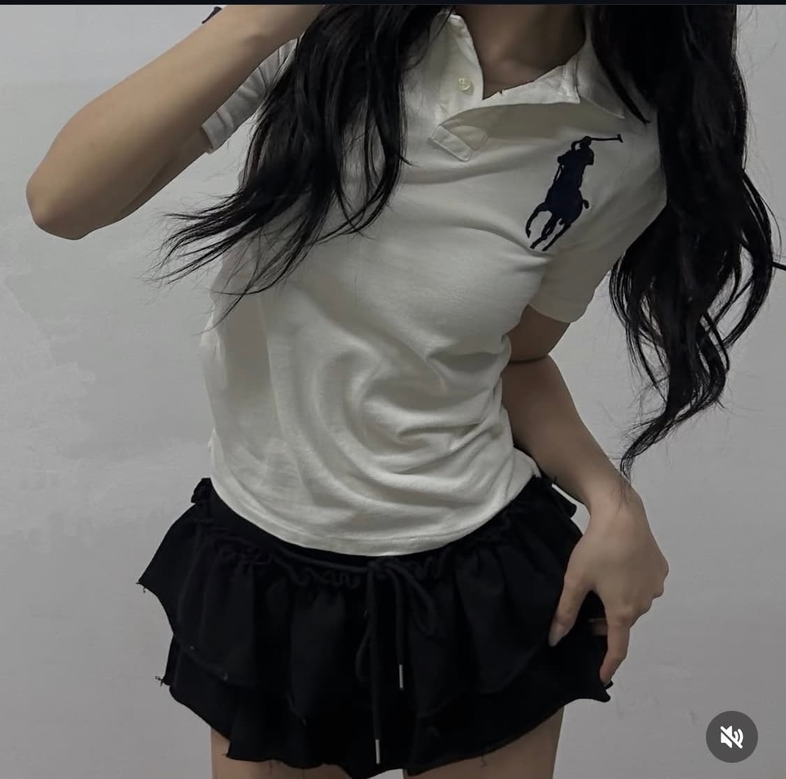 폴로 랄프로렌 빅포니 화이트 반팔 카라 상품이미지1