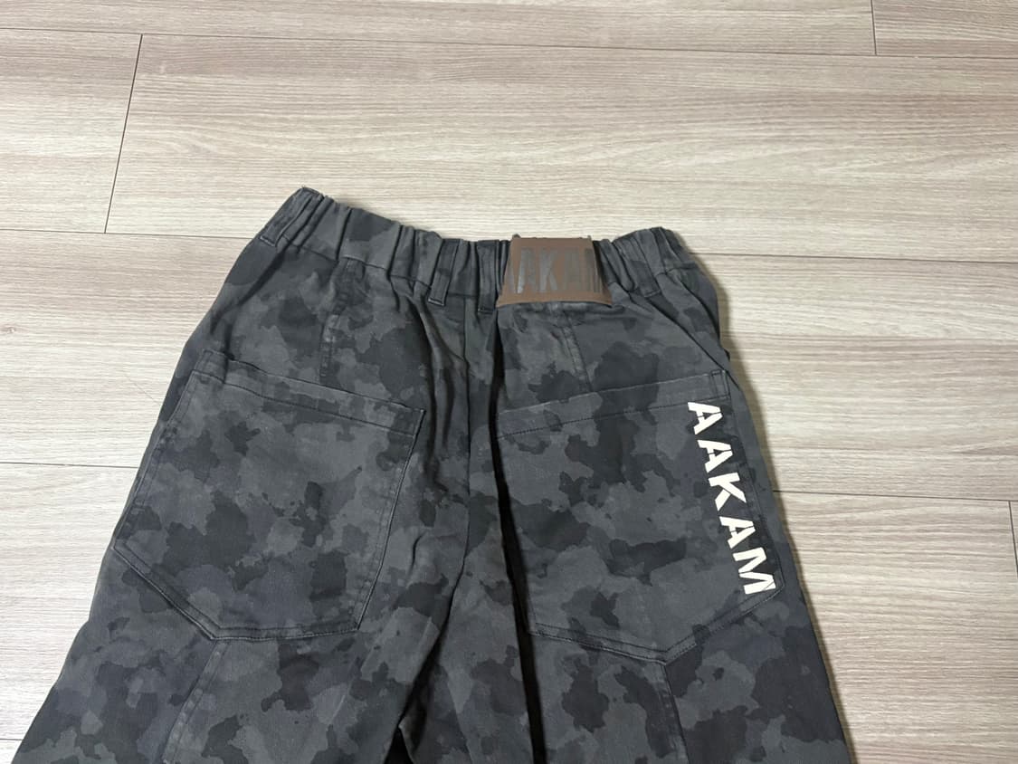 아캄 카모플라쥬 트윌 팬츠 블랙 카모바지 1사이즈 상품이미지4