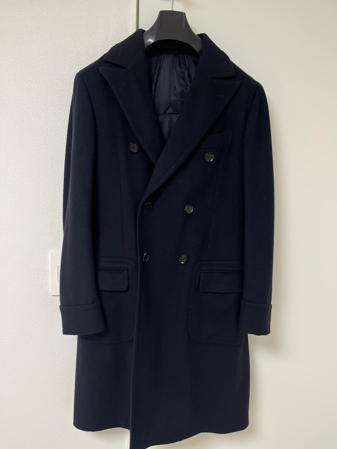 안드레아서울 링자켓 폴로코트 네이비 50(100-105) 상품이미지1