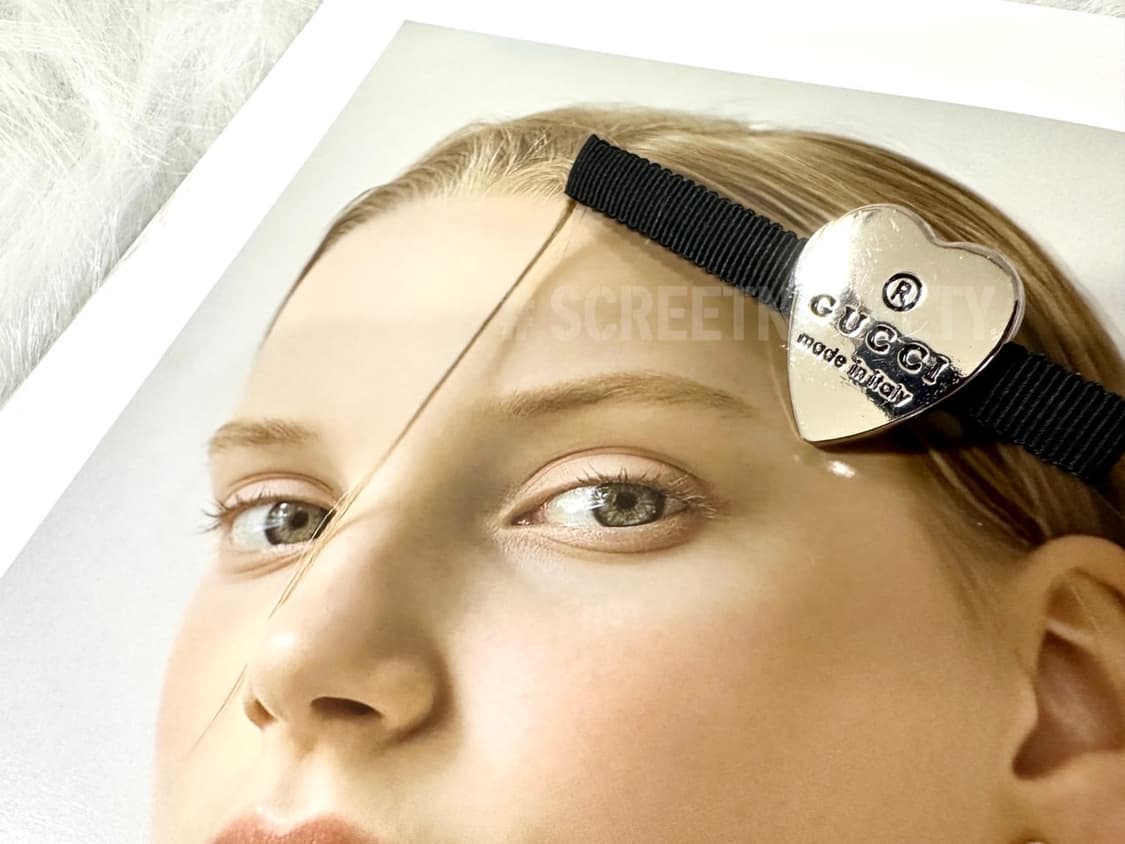 구찌 빈티지 헤어핀 실버 상품이미지7