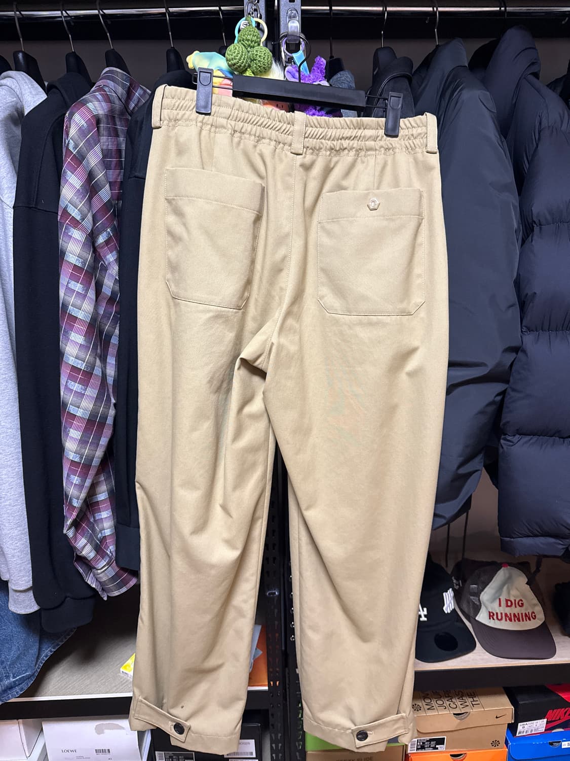 솔리드옴므 스냅 팬츠 베이지 48size 상품이미지2