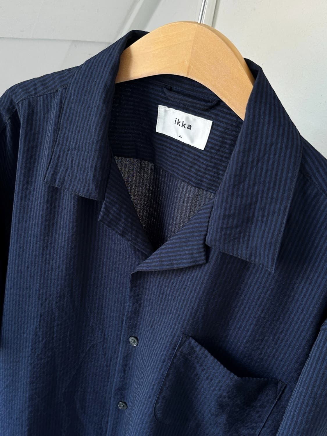 Design sucker fabric H/S shirt 상품이미지2