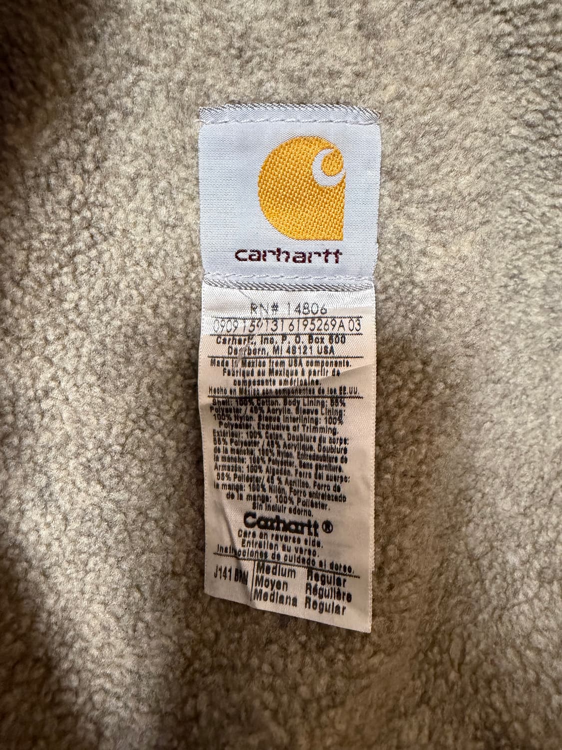 칼하트 j141 brn 시에라자켓 상품이미지4