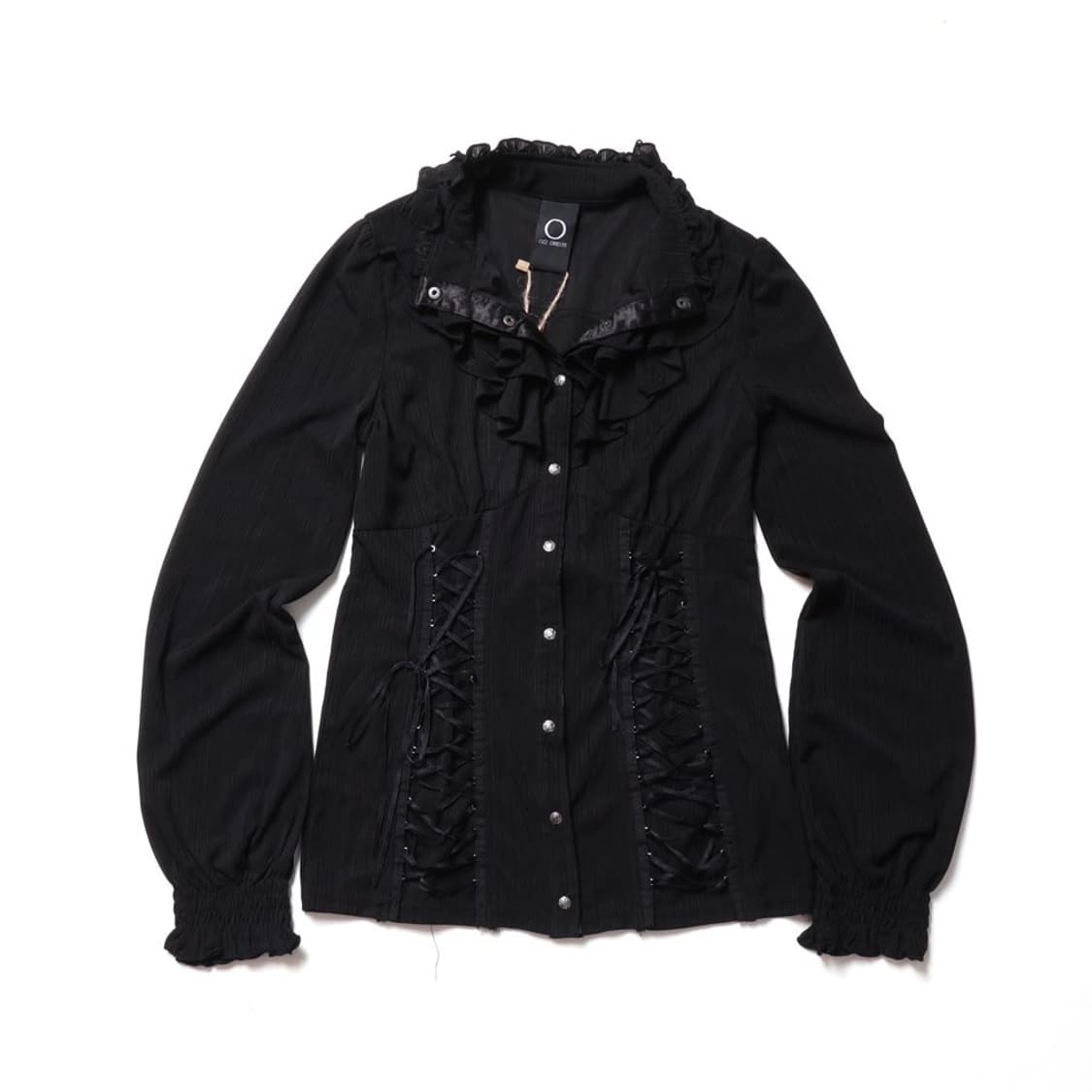 오즈 온 Ozz On Frill Button Up Shirt   상품이미지4