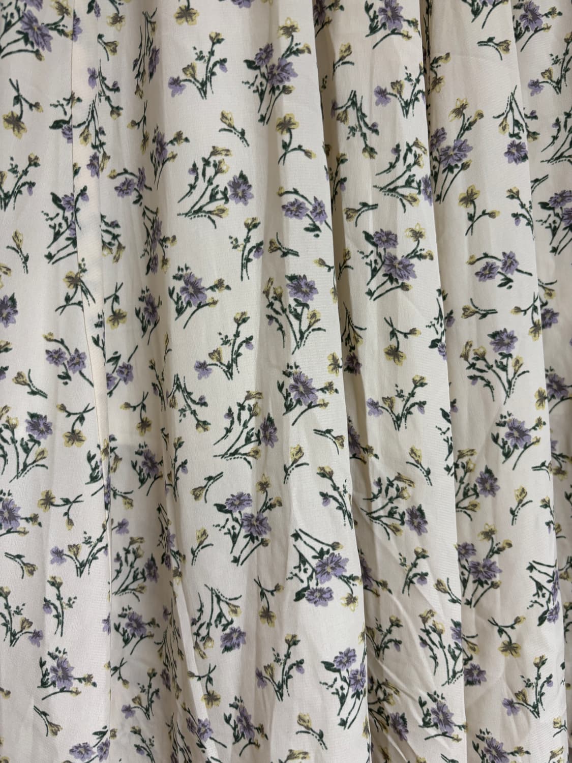 카메 빈티지 모리걸 보라 꽃 롱스커트 상품이미지2