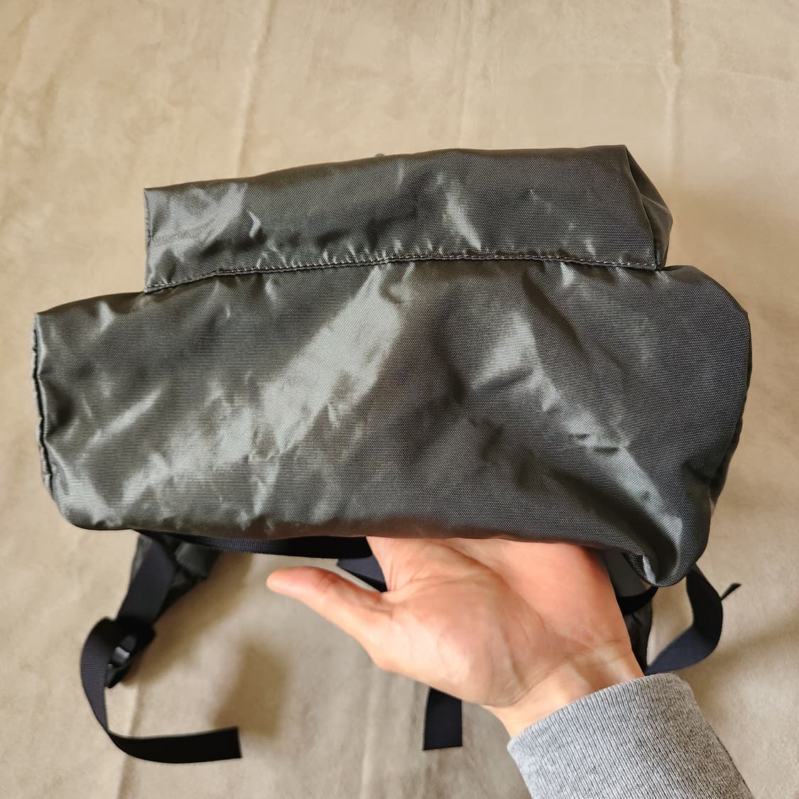 Herve Chapelier 프랑스 에르베 샤플리에 나일론 데이팩 올리브 상품이미지6