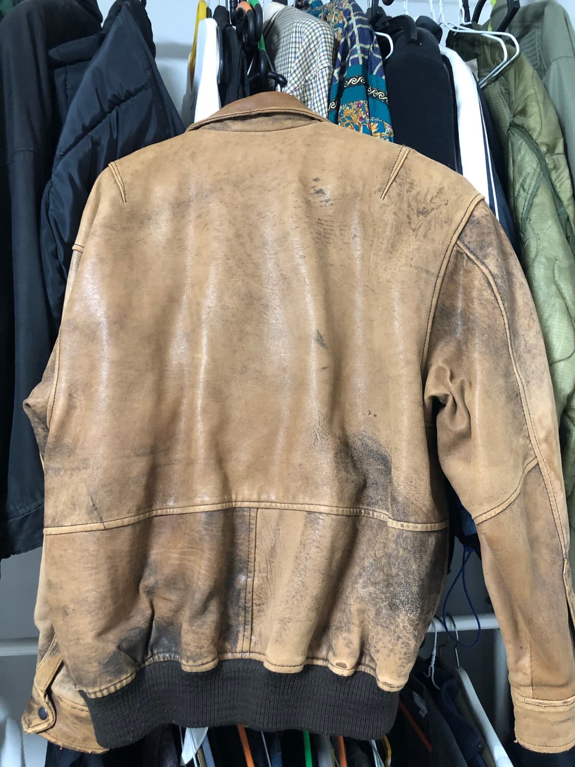 빈티지 가죽자켓 상품이미지5
