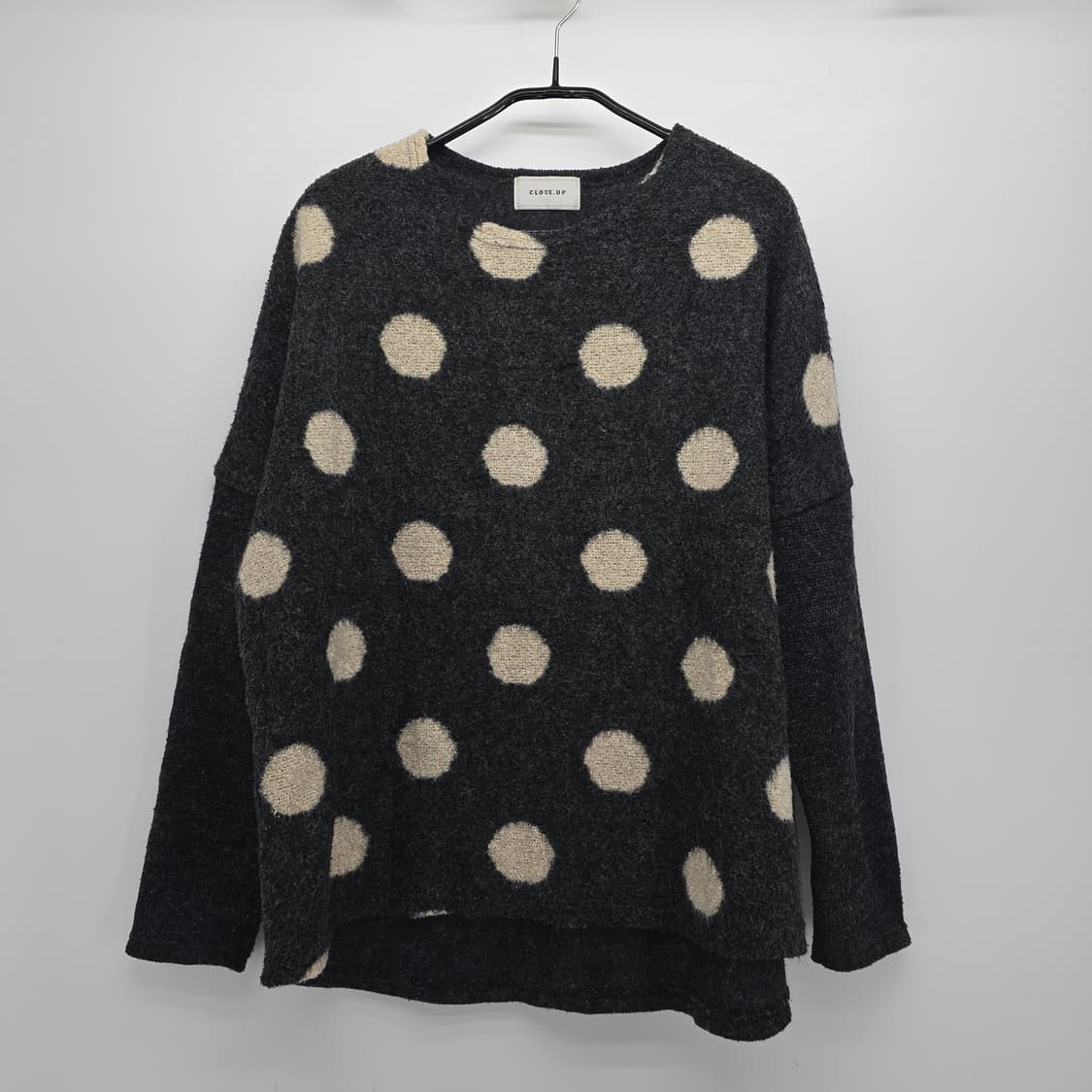 일본 빈티지 도트 니트 / 루즈핏 니트 상품이미지1
