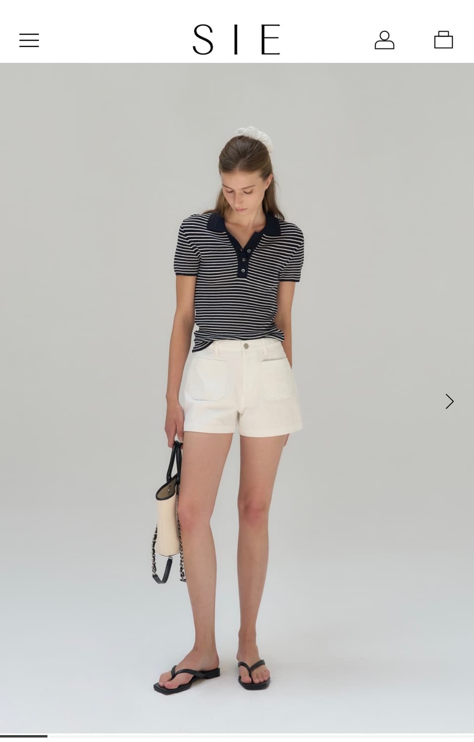 SIE 시에 모노포켓데님쇼츠(S) 상품이미지4