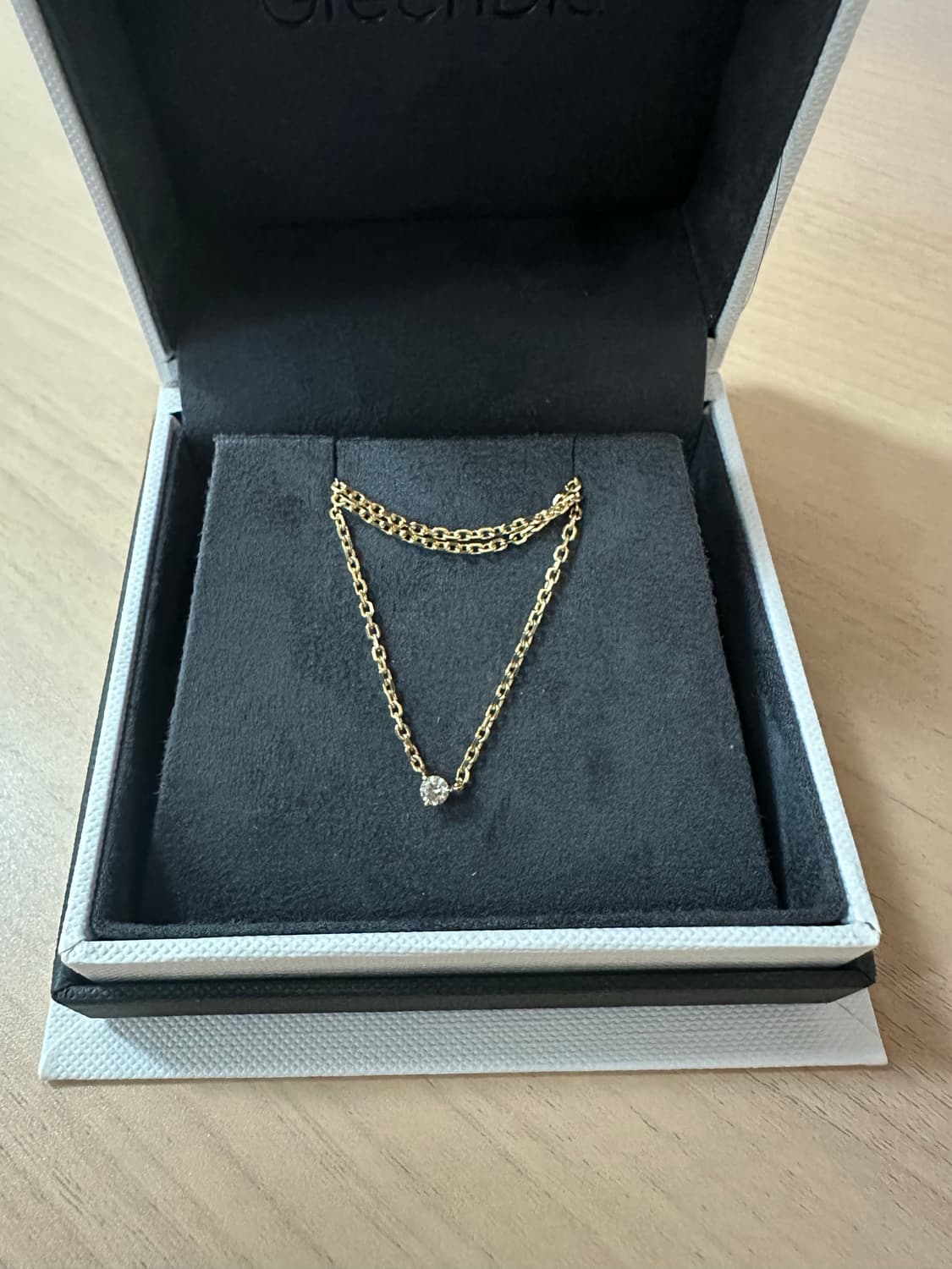 글로리어스워커 그린다이아 14K 0.1ct 50cm gold 상품이미지2