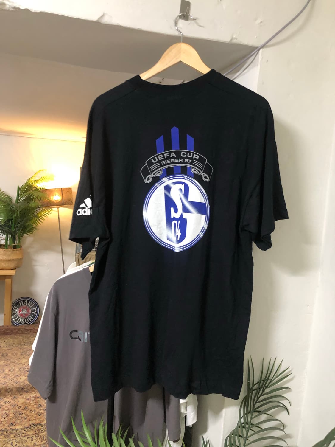 Adidas UEFA CUP Sieger '97 black tee 상품이미지2